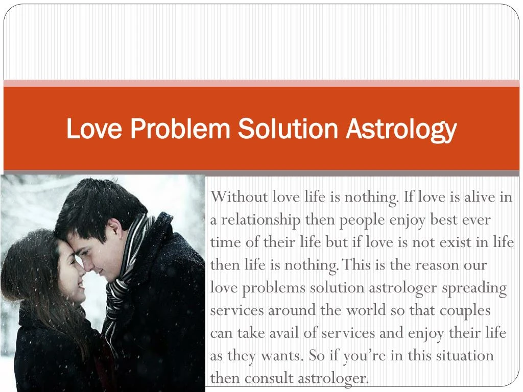 love problem solution astrology