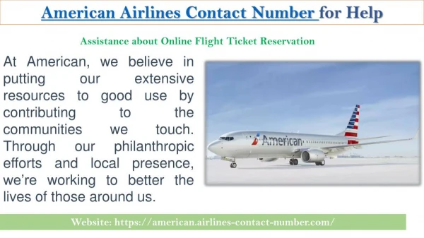How American Airlines Contact Number Can help you