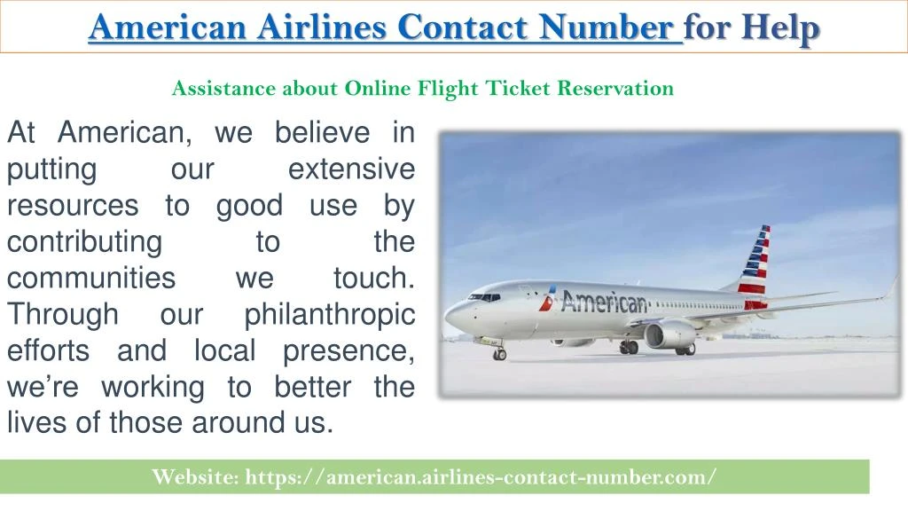 american airlines contact number for help