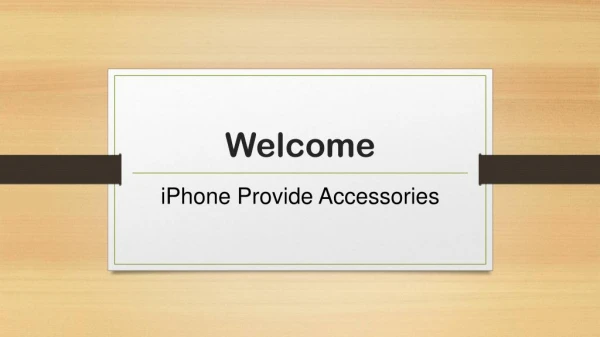 Best iPhone Provide Accessories