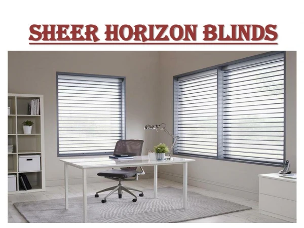 Sheer Horizon blinds in dubai