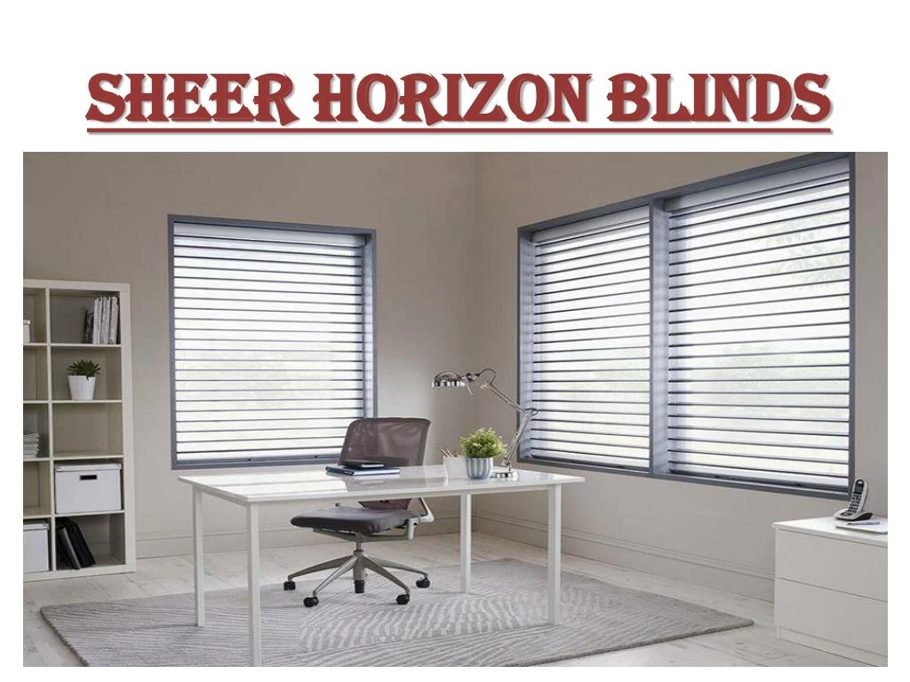 sheer horizon blinds