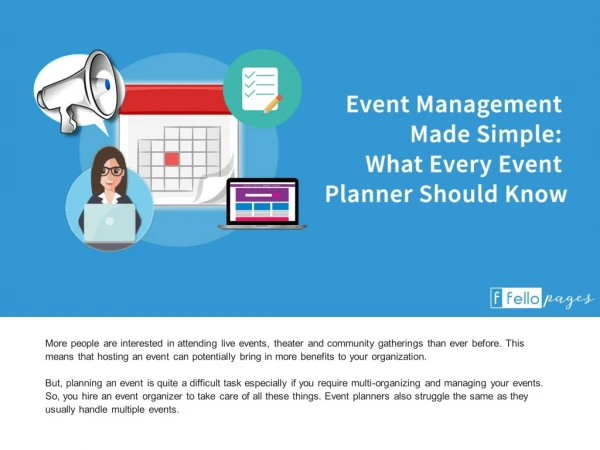 Event Management Made Simple: What Every Event Planner Should Know