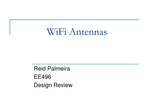 WiFi Antennas