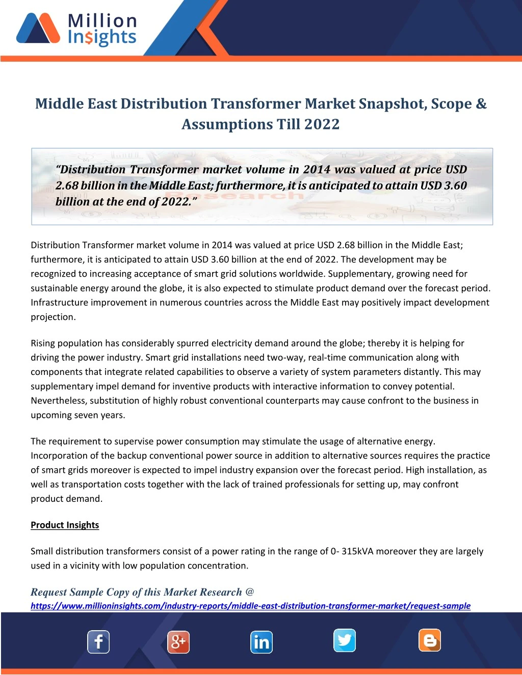 middle east distribution transformer market