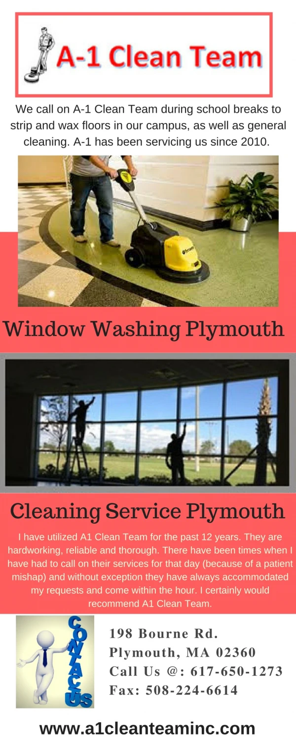 Commercial cleaning services Massachusetts