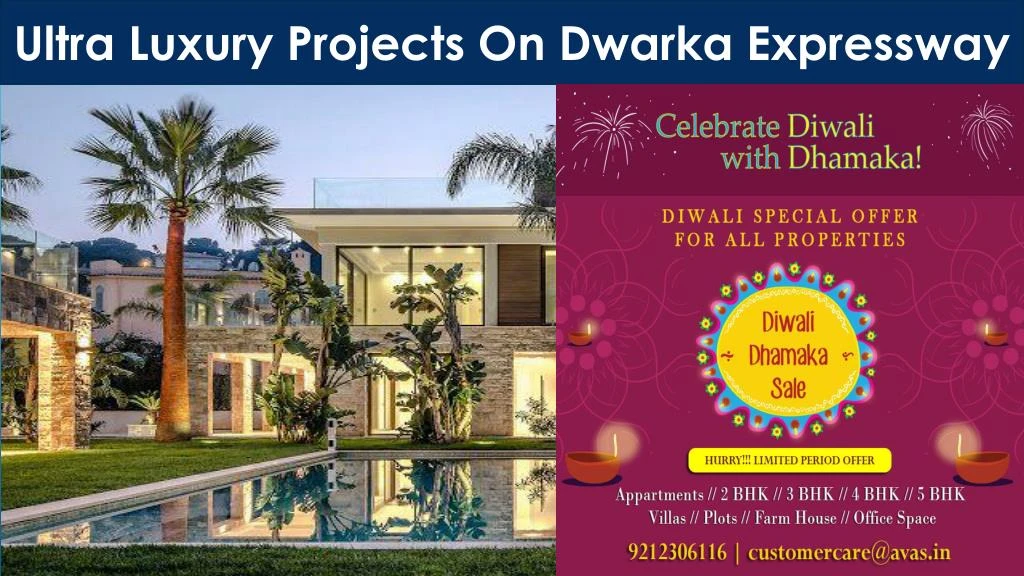 ultra luxury projects on dwarka expressway