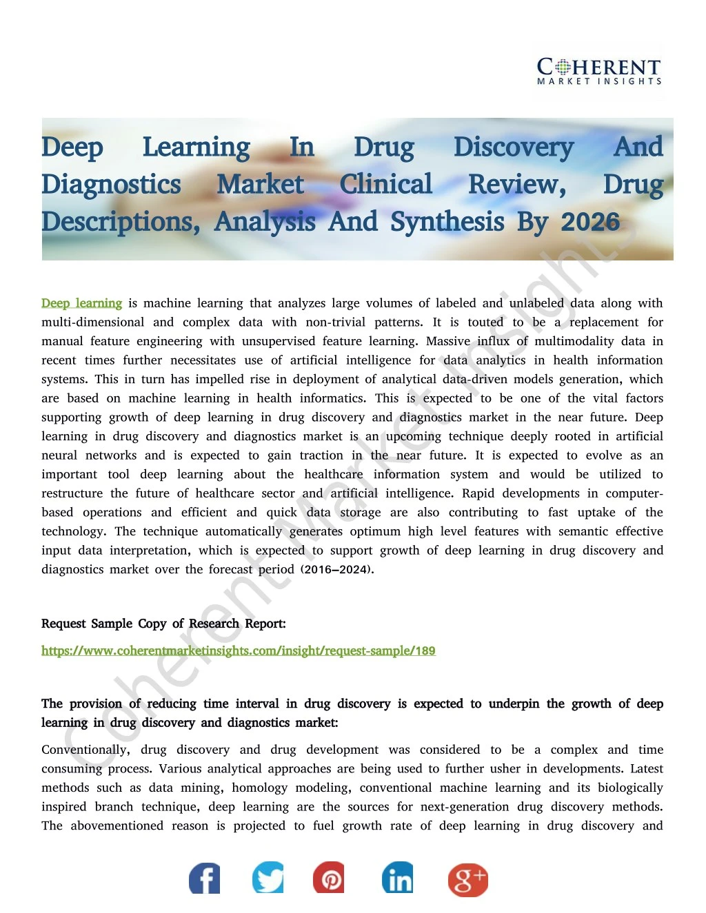 deep learning in drug discovery and deep learning
