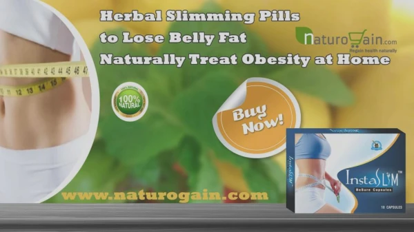 Herbal Slimming Pills to Lose Belly Fat Naturally Treat Obesity at Home