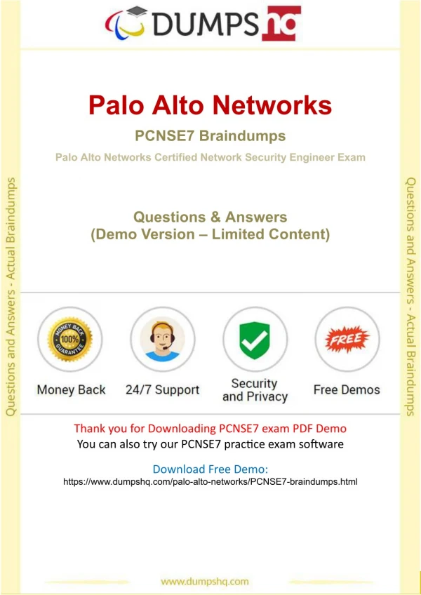 Palo Alto Networks Certified Network Security Engineer PCNSE7 Paloalto Networks Exam Tips