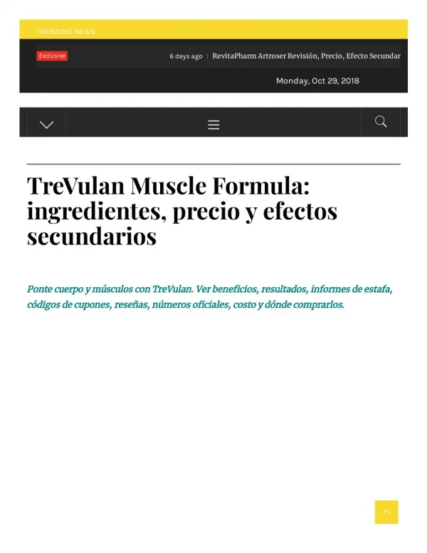 Just how Does The TreVulan Muscle Formula Work?