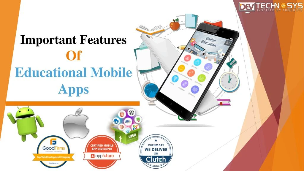 important features of educational mobile apps