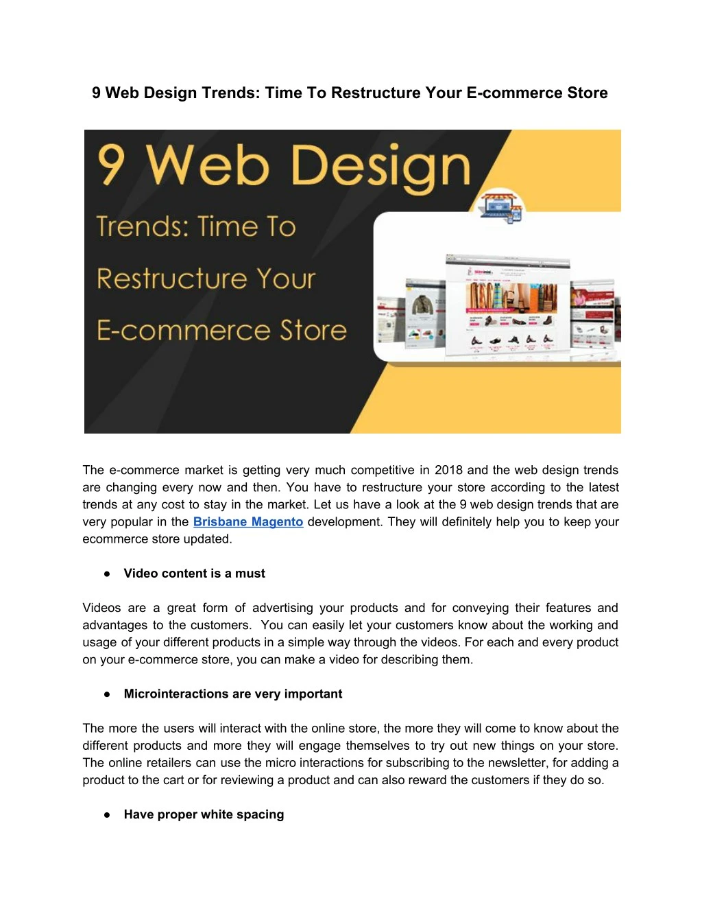 9 web design trends time to restructure your