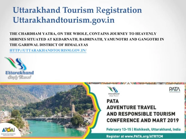Uttarakhand Tourism Registration: Uttarakhandtourism.gov.in