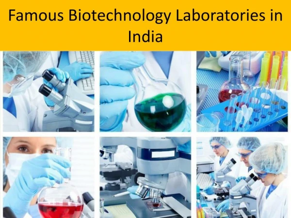Most Popular Biotechnology Laboratories in India