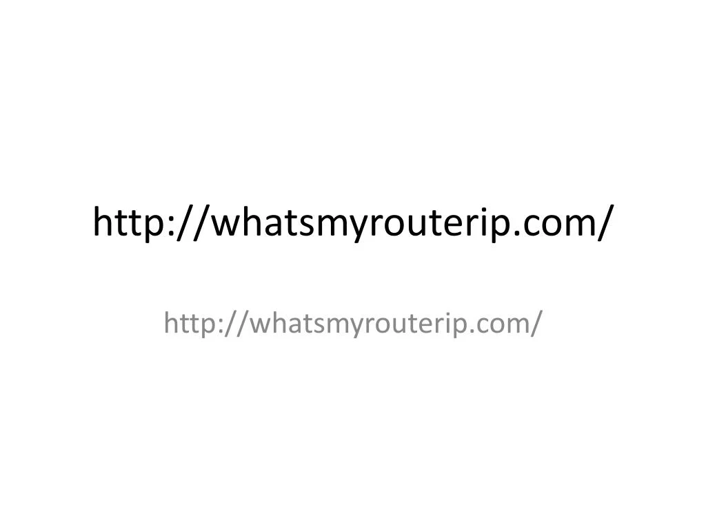 http whatsmyrouterip com