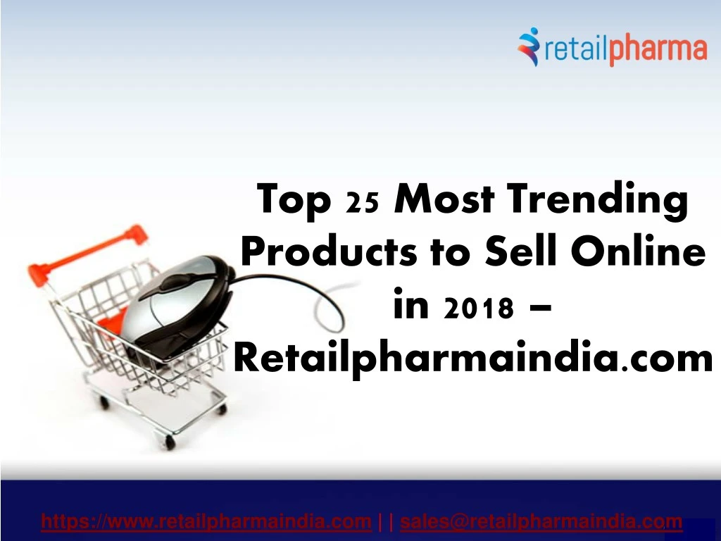 top 25 most trending products to sell online