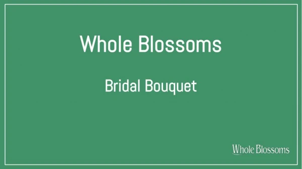 Make Wonderful Bridal Bouquets by Attractive Colorful Flowers