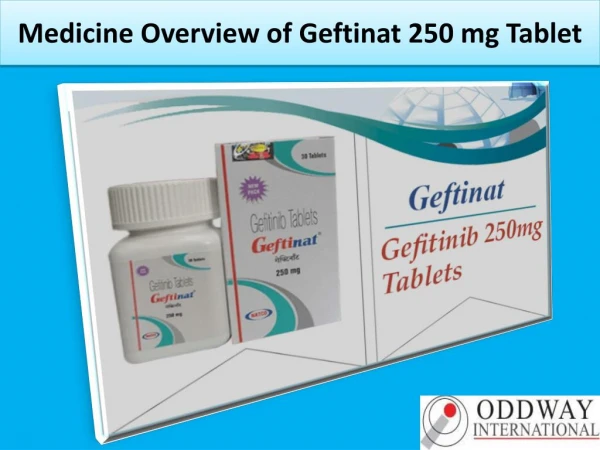 Buy Geftinat 250 mg Gefitinib Tablets at Low Rate from India
