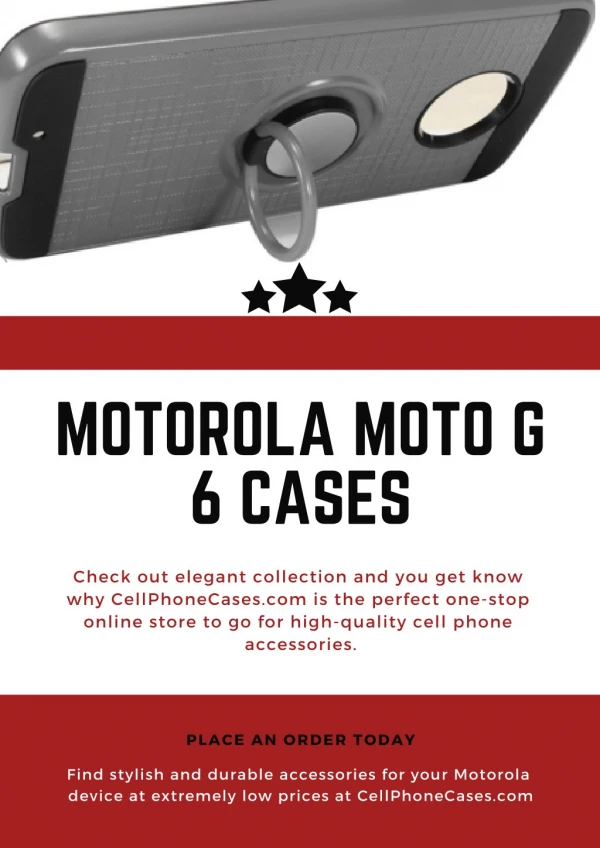 Motorola Moto G6 Cases