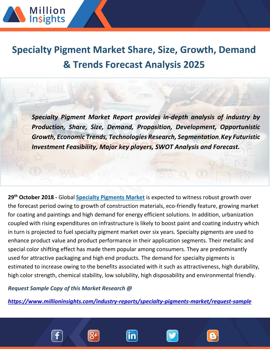 specialty pigment market share size growth demand