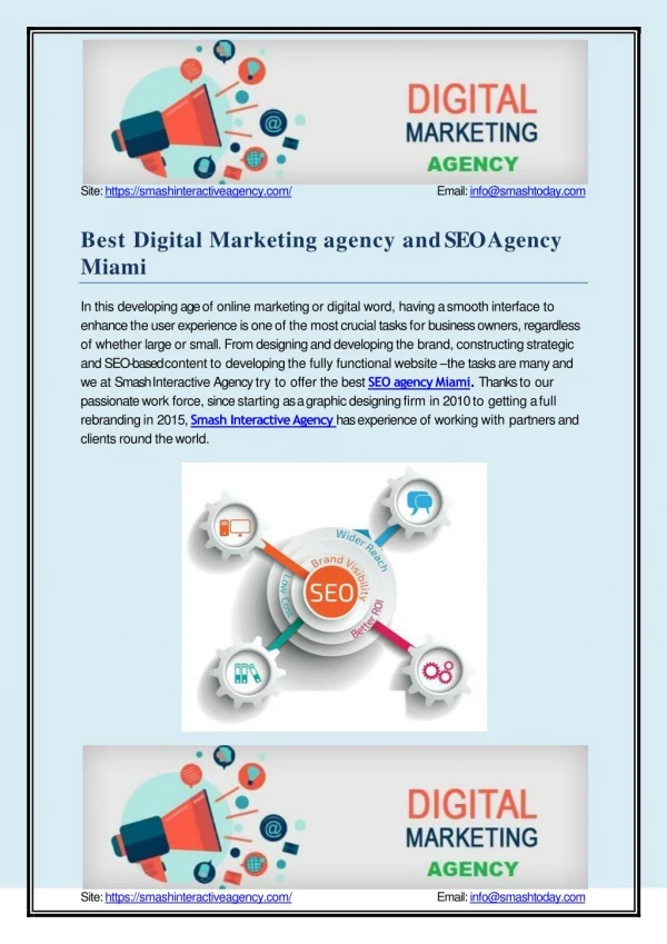 Best Digital Marketing agency and SEO Agency Miami