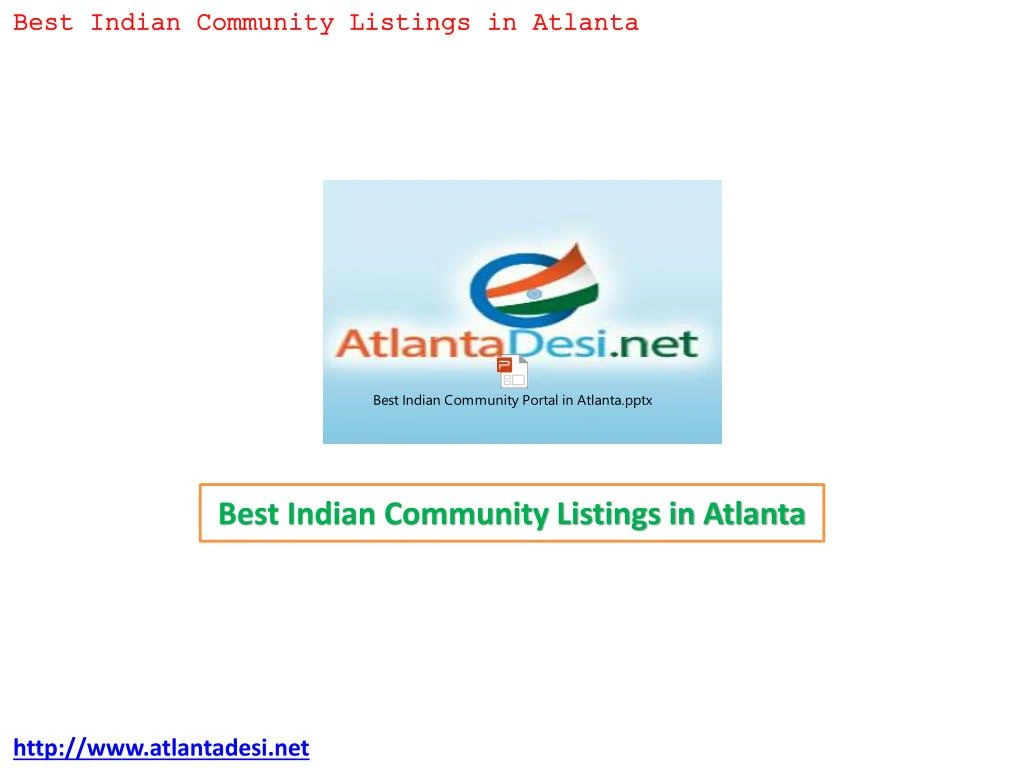 best indian community listings in atlanta