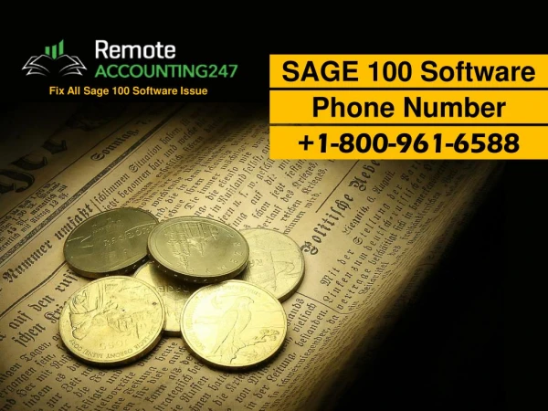 SAGE 100 Software Number 8009616588