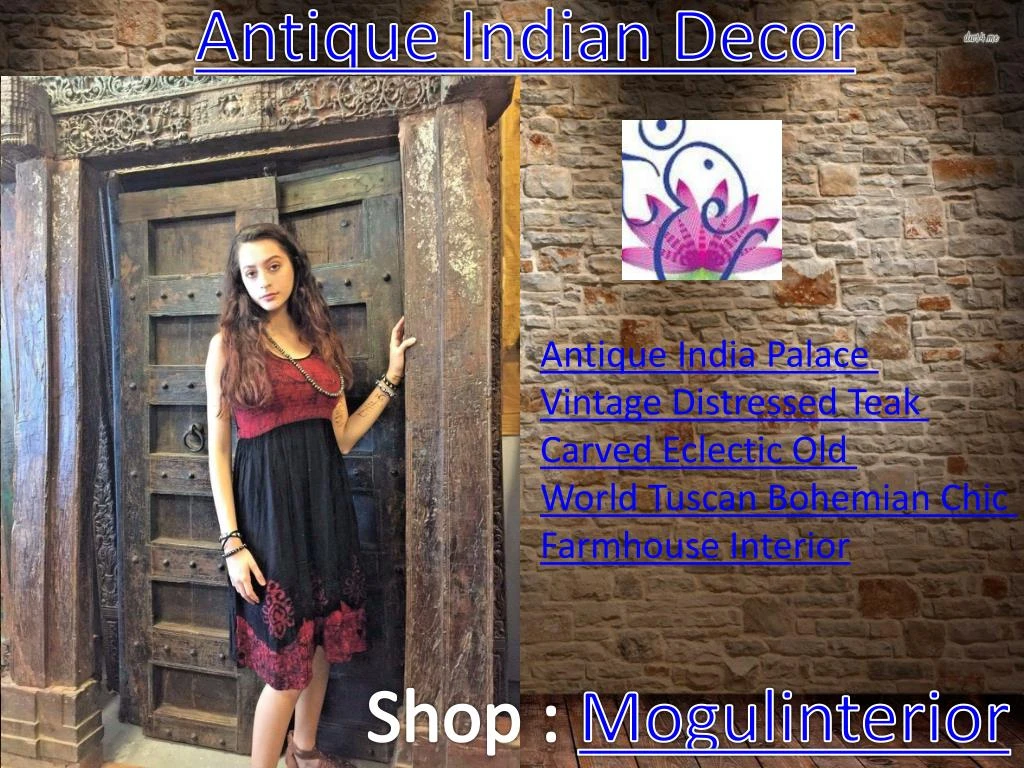antique indian decor