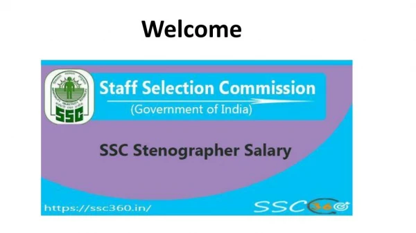 SSC Stenographer Salary | Job Profile, Salary For SSC Stenographer Is Given Here