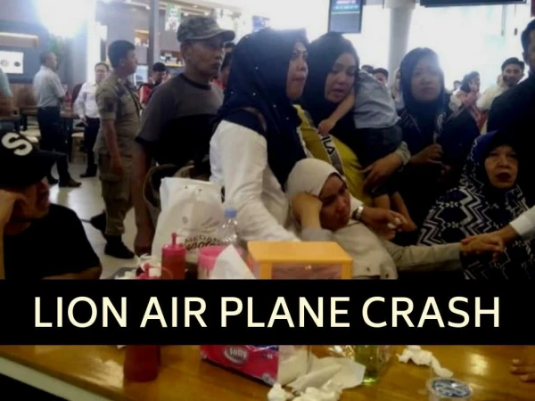 Lion Air plane crashes in Indonesia