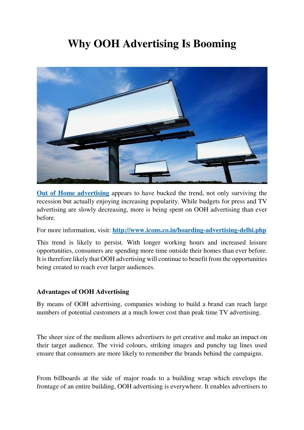 why ooh advertising is booming