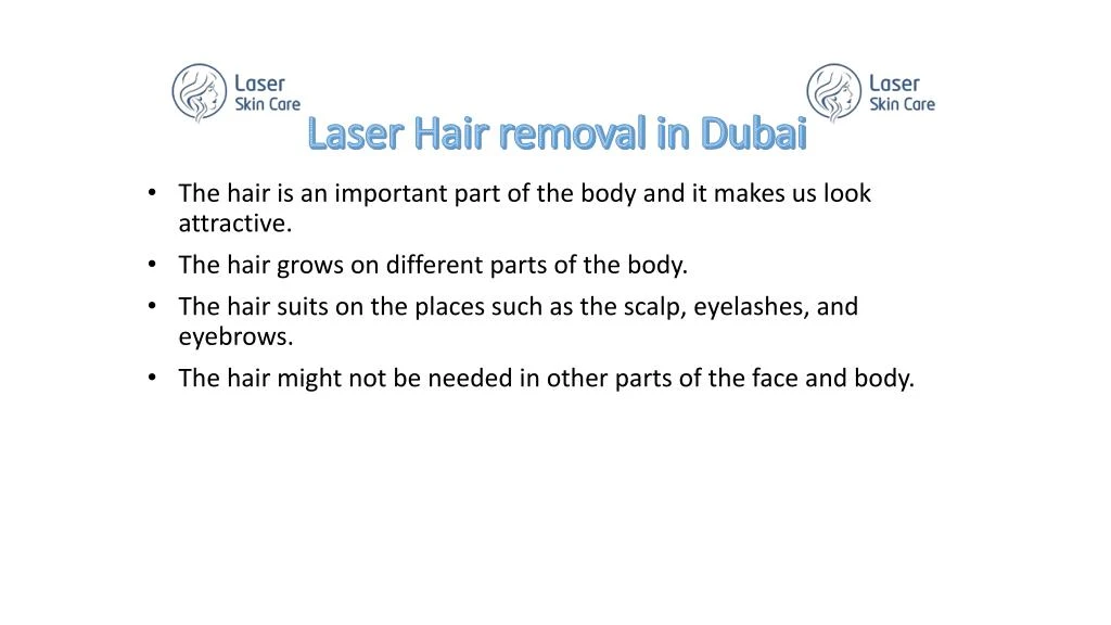 laser hair removal in dubai