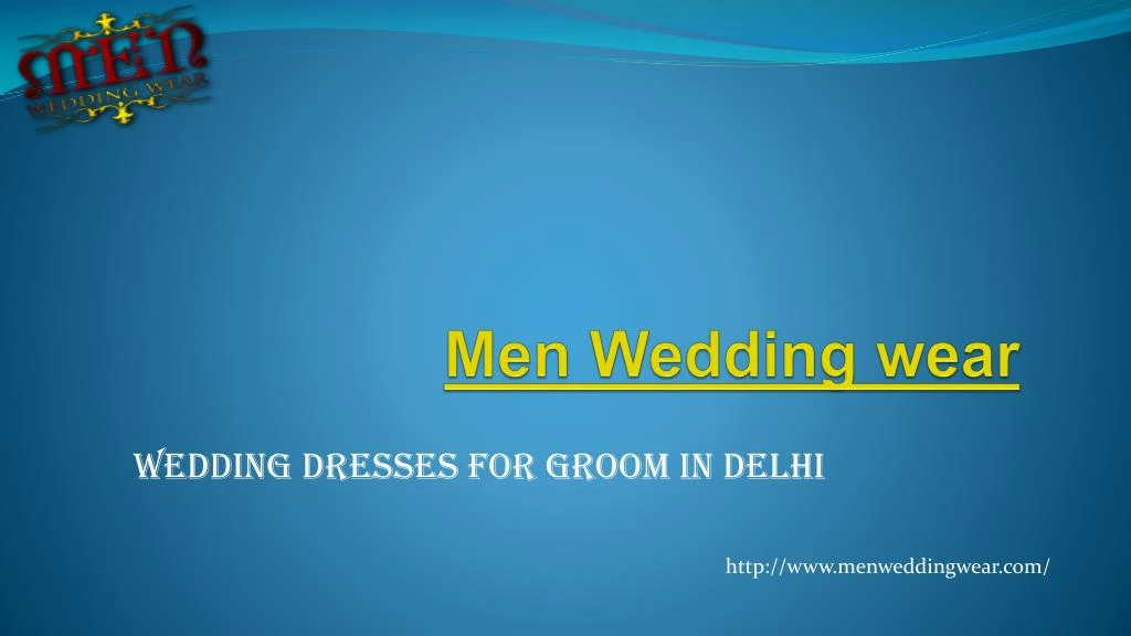 men wedding wear
