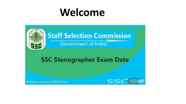 SSC Stenographer Exam Dates | Check SSC Stenographer Exam Calendar 2018