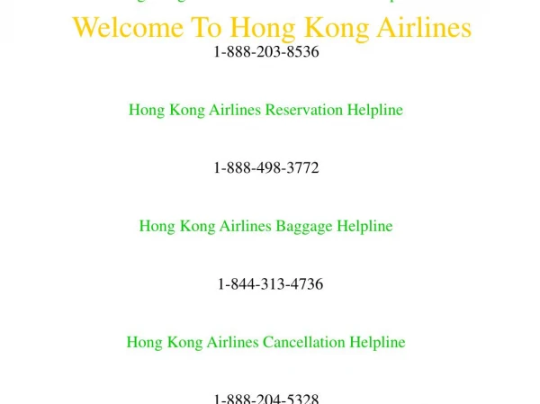 Hong Kong Airlines Reservations & Flight Ticket Booking