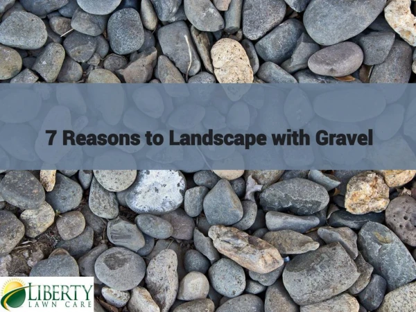 7 Reasons to Landscape with Gravel - Liberty Lawn Care