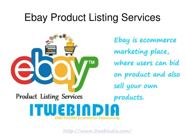 eBay Product Listing Services | Itwebindia