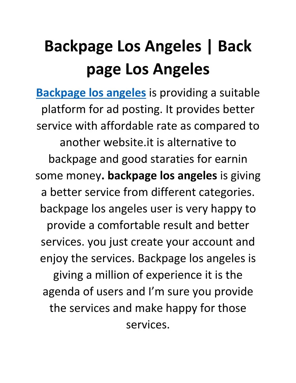 backpage los angeles back page los angeles