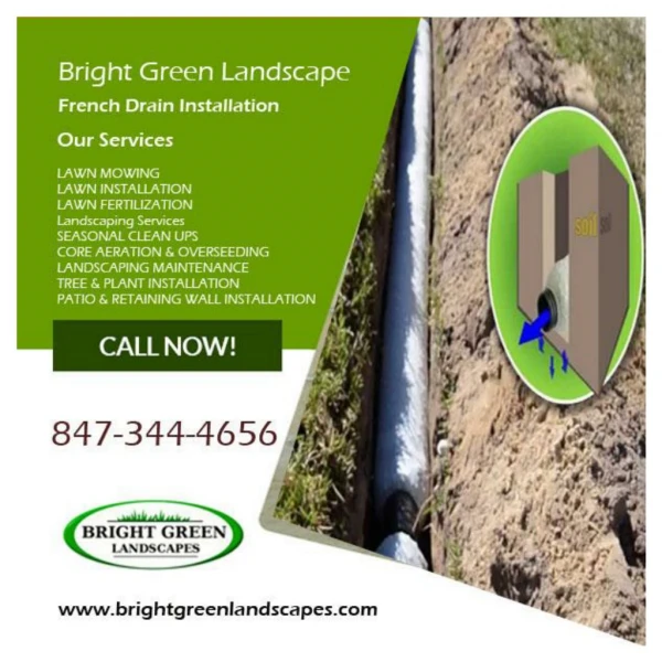 French Drain Installation