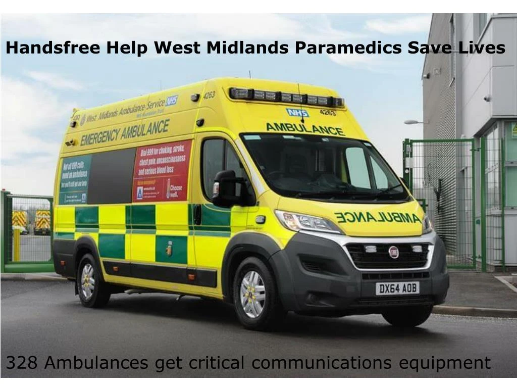 handsfree help west midlands paramedics save lives