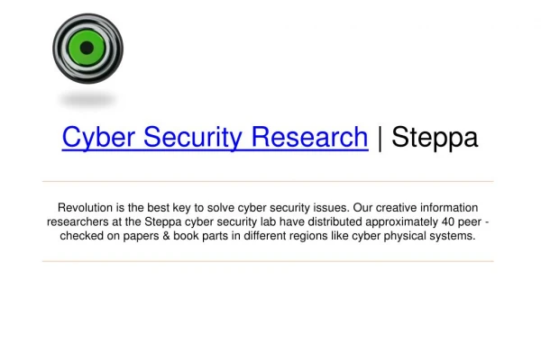 Cyber Security Research