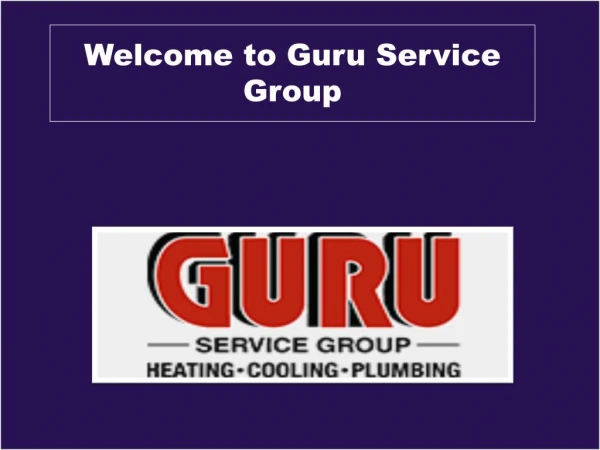 Plumbing Services Surrey - Guru Service Group