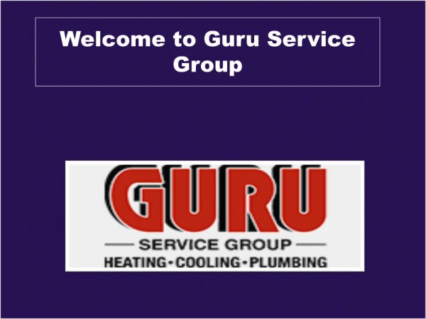 welcome to guru service group