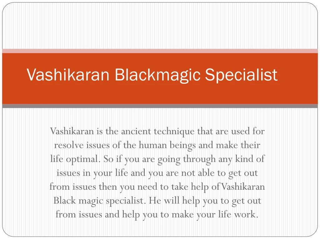 vashikaran blackmagic specialist