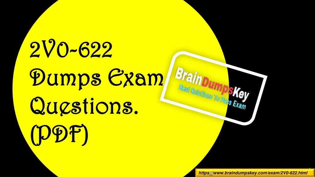 2v0 622 dumps exam questions pdf