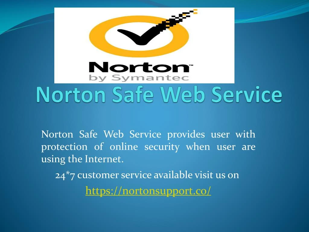norton safe web service