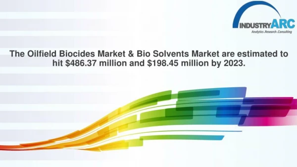 Biocides and Bio Solvents Market is rising with a CAGR of 5% and 4.6% respectively during 2018-2023.