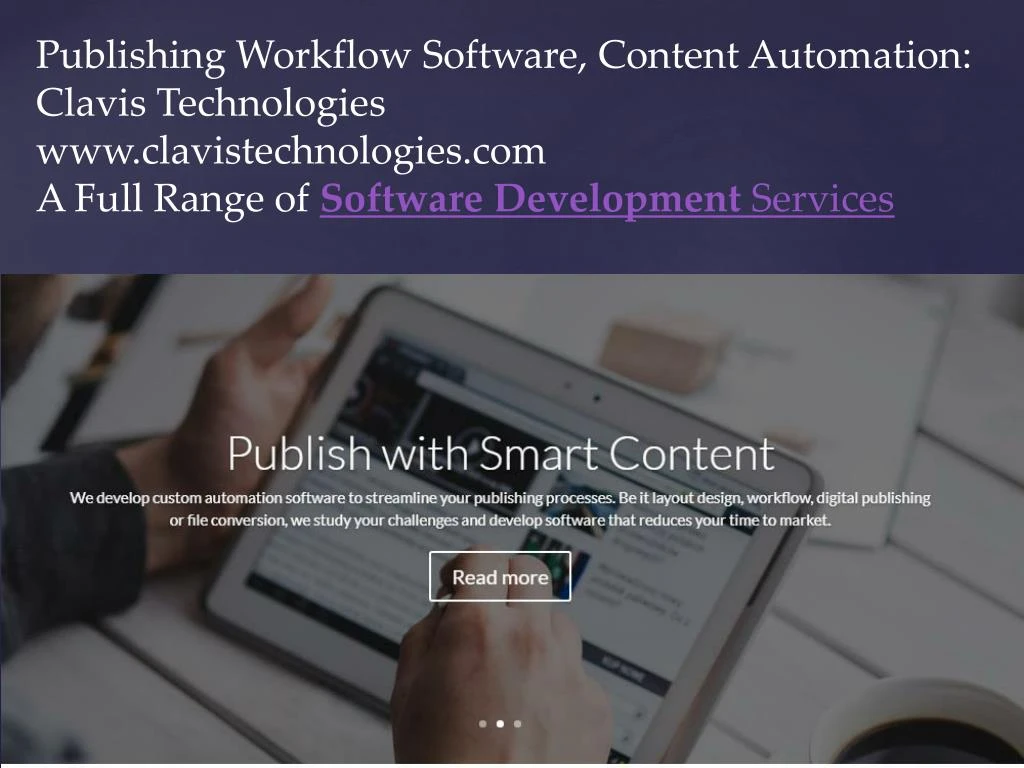 publishing workflow software content automation