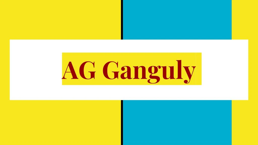 ag ganguly